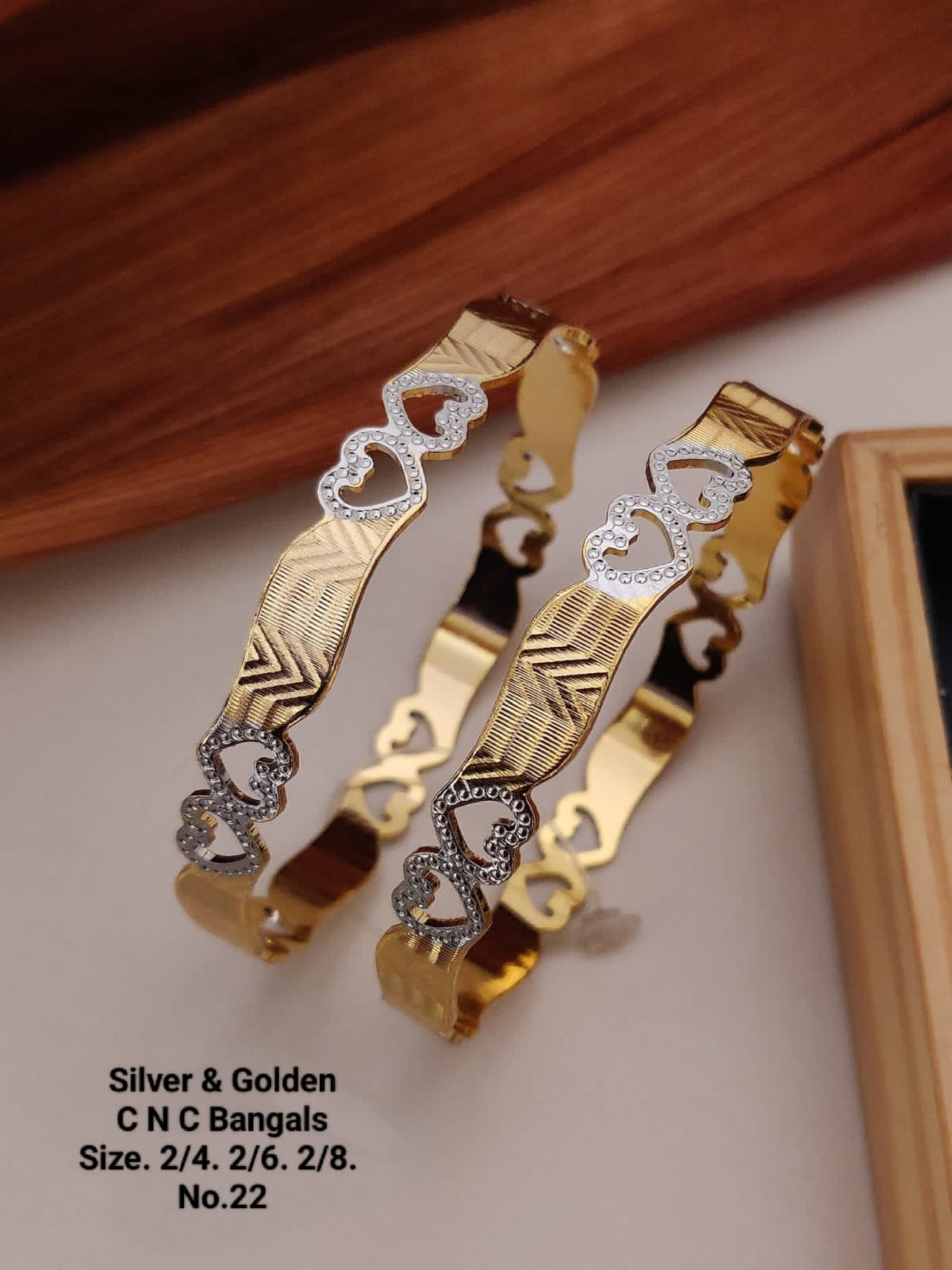 Silver And Golden Fancy Designer Bangles Catalog
